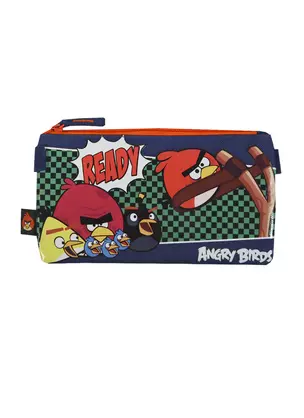 Пенал-косметичка "ANGRY BIRDS" 11,5*22*1см, синий, Angry Birds — 232338 — 1