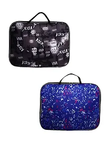 Папка на молнии B4 350*270мм ткань нейлон, жесткие ручки, ассорти, Silwerhof