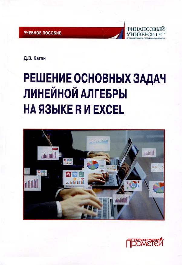 Книга Решение основных задач линейной алгебры на языке R и Excel по дисциплинам «Математика», «Математика и анализ данных»: Учебное пособие (Дмитрий Каган) — 1