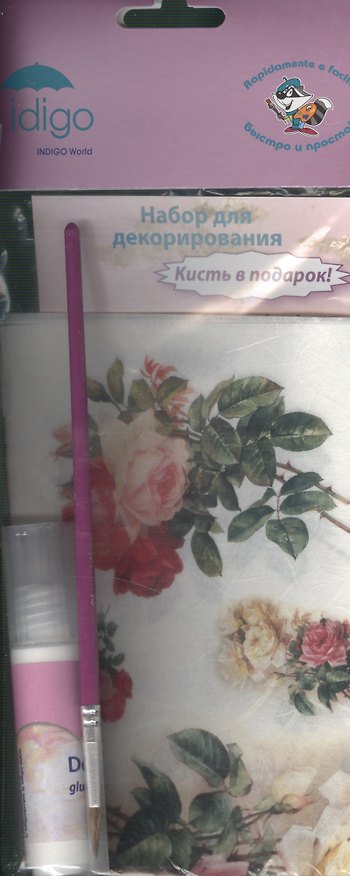 IDIGO набор для деупажа "Праздник роз" dd02set1 2363274 — 1
