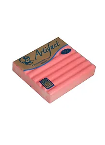 Набор для творчества Пластика (пластилин отверждаемый) брус 56гр, Красный флуоресцентный F3860