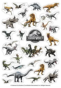 Динозавры Jurassic World. Набор наклеек