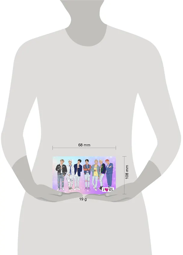 Кардхолдер (215*65мм) I love BTS. оф. 1 2760624 — 3