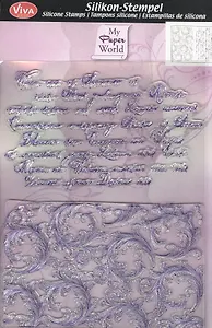 Штамп силиконовый Viva-Silikon-Stempel письмо/обои (400300600) (упаковка)