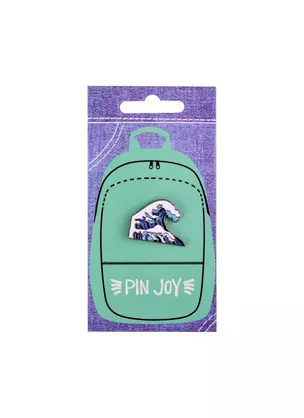 Значок Pin Joy Кацусика Хокусай Большая волна (металл) (12-08599-922) — 2858035 — 1