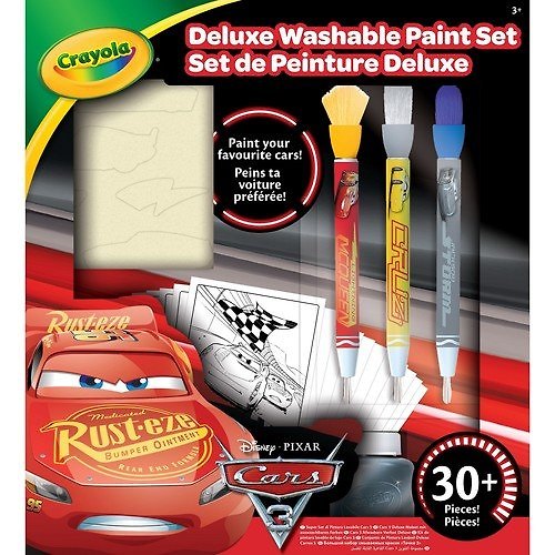 Набор со смываемыми красками Тачки 3 Делюкс, Crayola/Крайола картонная упаковка 54-0159 343049 — 1