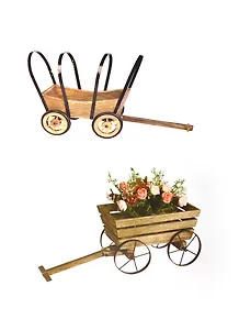 Подставка под цветы Тележка Плантатор (54х20х30) (113-201)