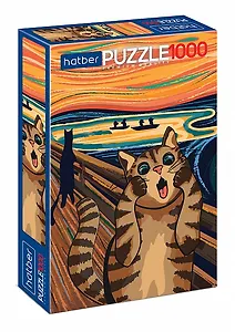 Пазл Hatber Premium 1000 эл. "Кот Мунка", 48х68 см
