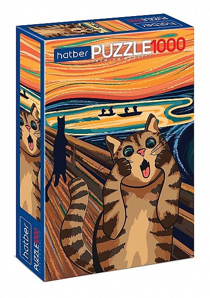 Пазл «Кот Мунка» 1000 элементов, Premium, Hatber 2960281 — 1