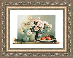 Картина Натюрморт с розами (sj63) (13х18) 2392222