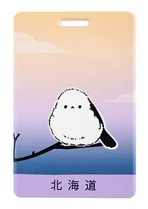 Чехол для карточек вертикальный Японская синичка (ДК2024-458)