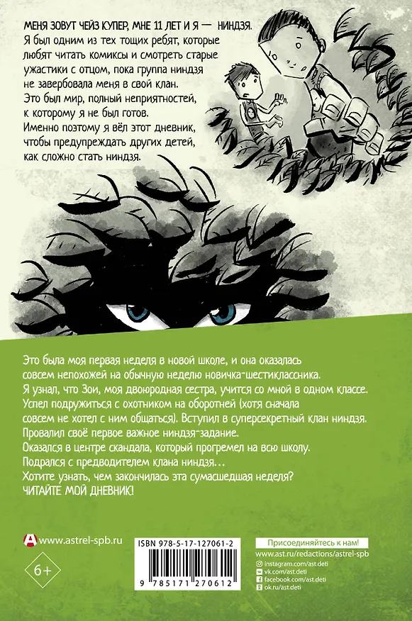 Книга Дневник ниндзя-шестиклассника (Маркус Эмерсон) — 2