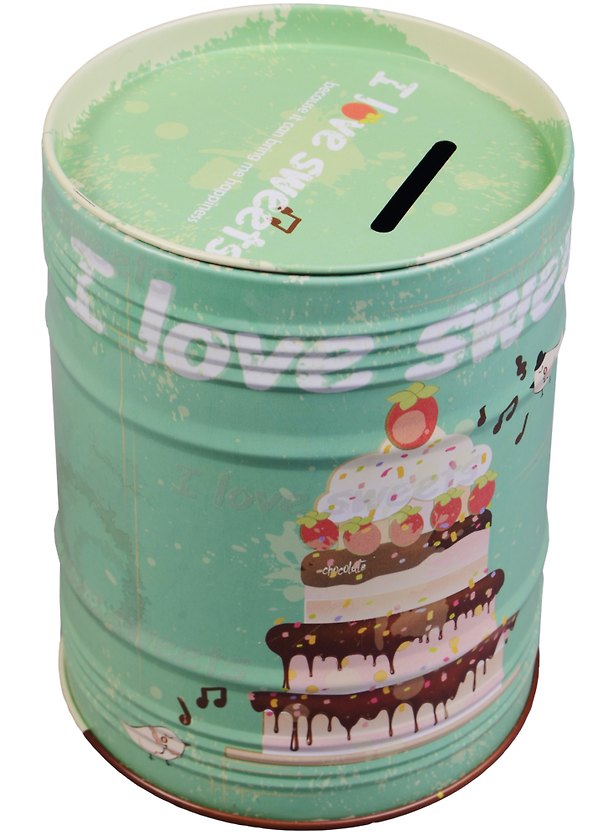 Копилка-бочка Десерты 12,5*9см (металл) 12-22120-k97-20 2591244 — 1