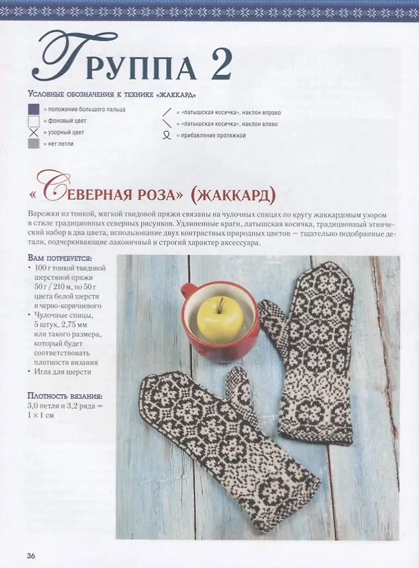 Книга Варежки вяжем спицами и крючком: 10 лучших техник: Жаккард, интарсия, бриошь, араны, энтрелак, фриформ и другие! (Гукова Елена) — 5