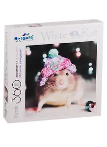 Пазл Origami Год Крысы Наряжаем елку 360эл + 4 магнита 04751