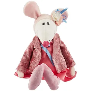 Игрушка мягкая Budi Basa, Мышь Дама Жоржетта Ms31-022 2758352