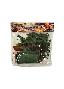 Набор пластмассовых игрушек Солдаты с аксессуарами (831-1) (15002103) (упаковка)