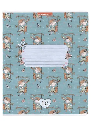 Тетрадь в линейку Academy Style, "Девичье счастье", 12 листов 2901810