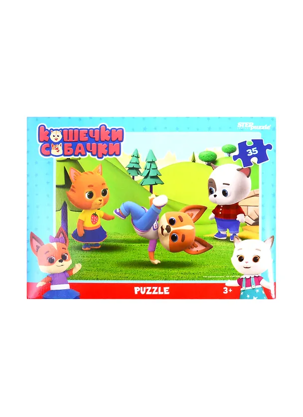 Пазл «Кошечки и собачки» 35 элементов, Step Puzzle 2825009 — 1