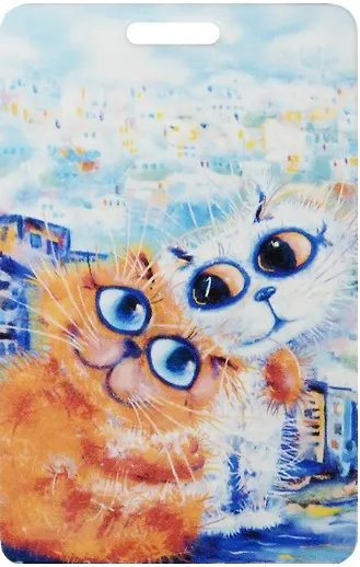 Чехол для карточек Cat in the City (Обнимушки) 2482402 — 1