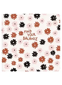 Записная книжка 170*170 40л нелин. "Sentiment", черные и красные цветы, мягк.переплет, скрепка