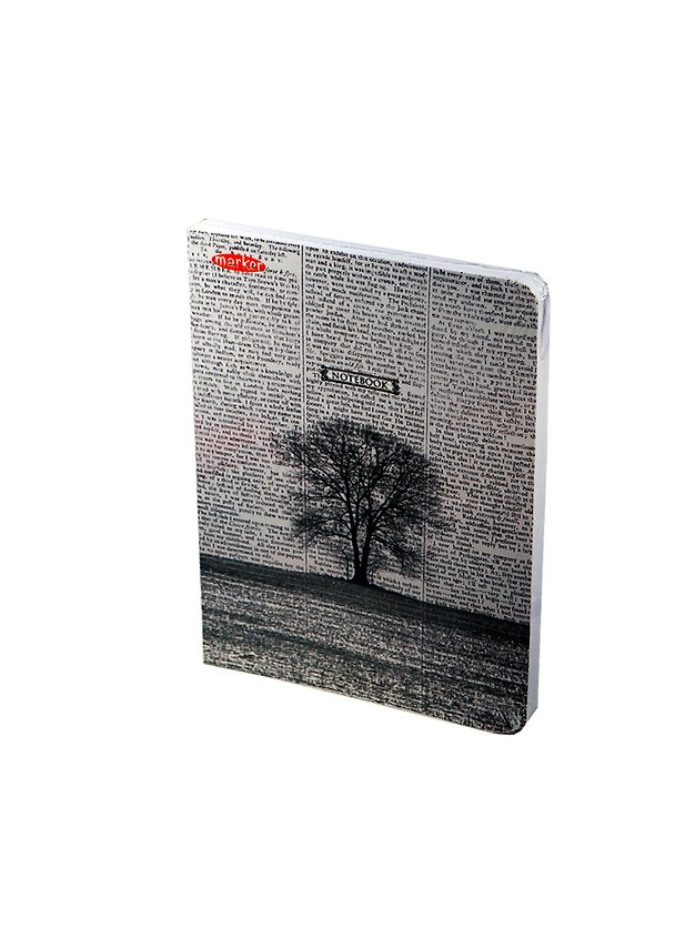 Тетрадь 64л кл. "Soledad" карт.обл., мат.лам., текстур.покрытие, блок офсет, сшивка+склейка, ассорти, MARKER ARTE 230473 — 1
