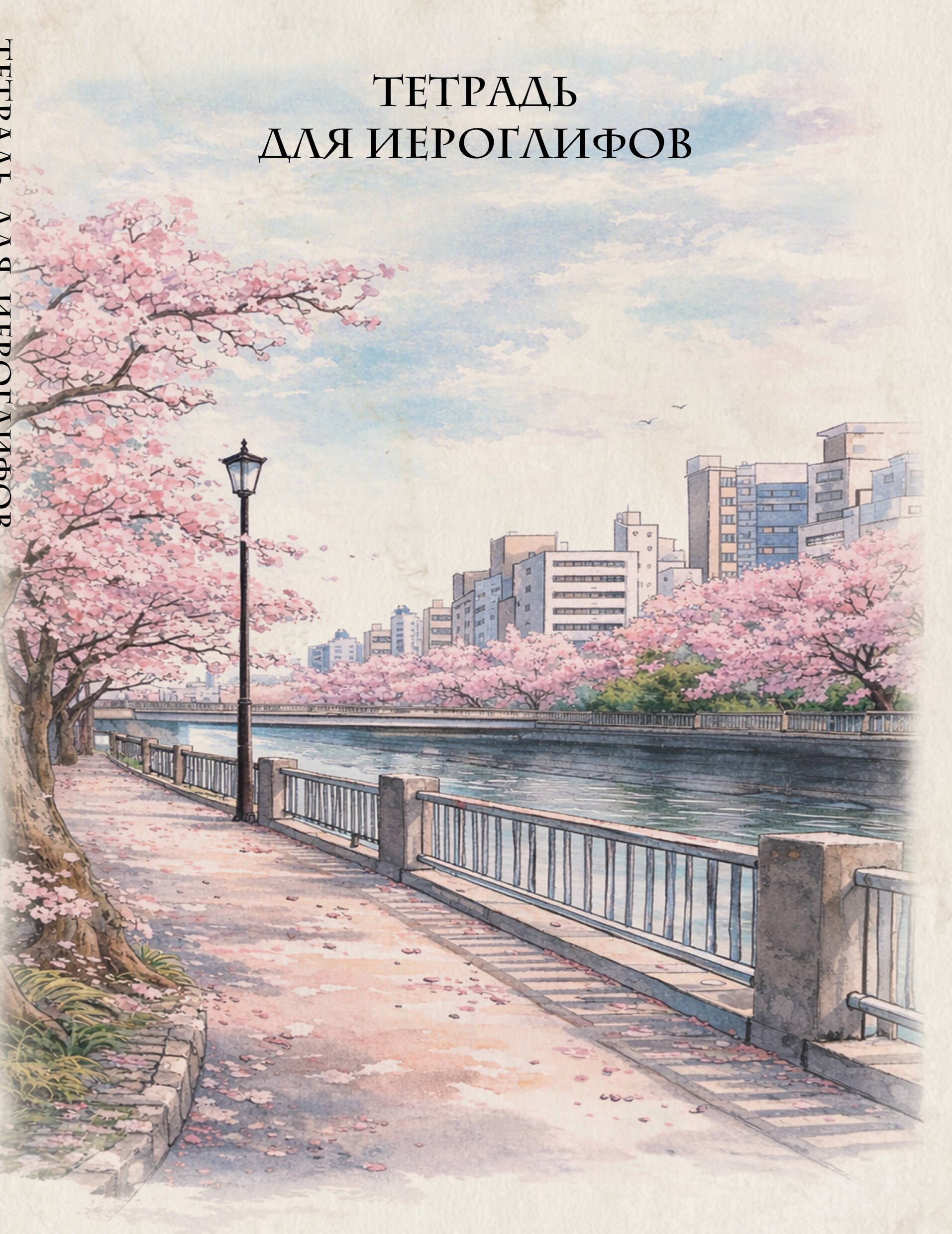 Тетрадь для иероглифов, сетка 9х9 мм. (оф.3)