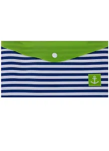 Папка-конверт Travel на кнопке "Полоски"