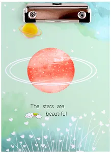 Планшет А5 "Stars", лам. картон, ассорти