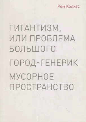 Гигантизм, или проблема большого. Город-генерик. Мусорное пространство — 2689109 — 1