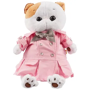Игрушка мягкая Budi Basa, Ли-Ли в розовом плаще с серым бантиком LK27-014 2639800