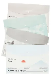 Папка-конверт А4 на кнопке "Romantic shadow", ассорти