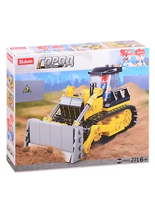 Конструктор серии Город, Бульдозер, 231 деталь, кор.