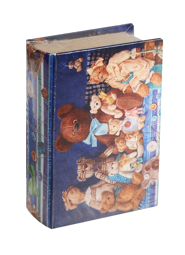 Шкатулка-книга сейф МДФ Медвежата (39514) (17х11х5) 2519397 — 1