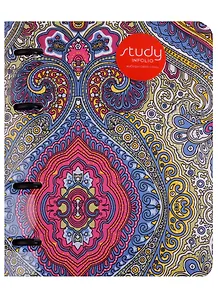 Тетрадь на кольцах в клетку InFolio, Ornaments, 120 листов