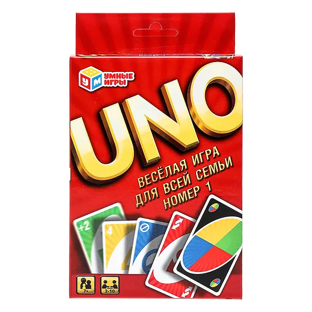 Настольная игра «UNO Весёлая игра для всей семьи номер 1», Умные игры 3119435 — 1
