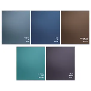 Тетрадь общая «Denim Color», 48 листов в линейку, А5, в ассортименте - Listoff 3149236