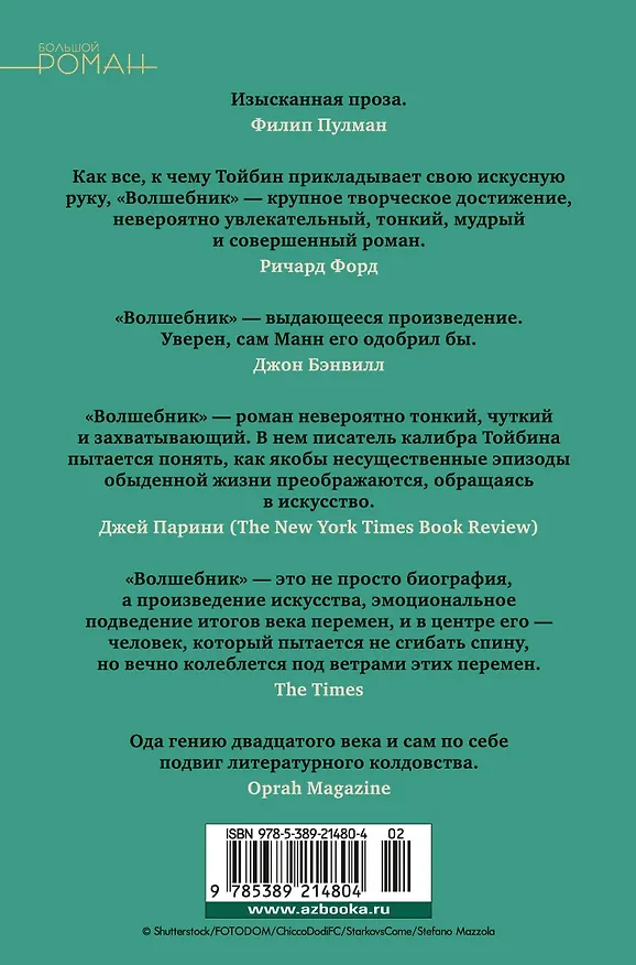 Книга Волшебник (Колм Тойбин) — 2