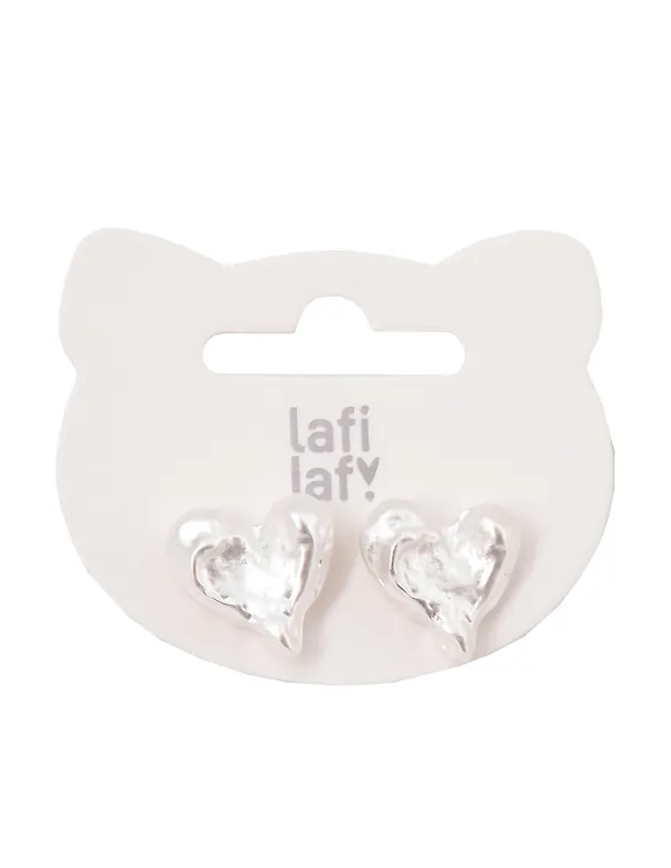 Сережки "Сердечки", латунь, Lafilaf 3104703 — 6