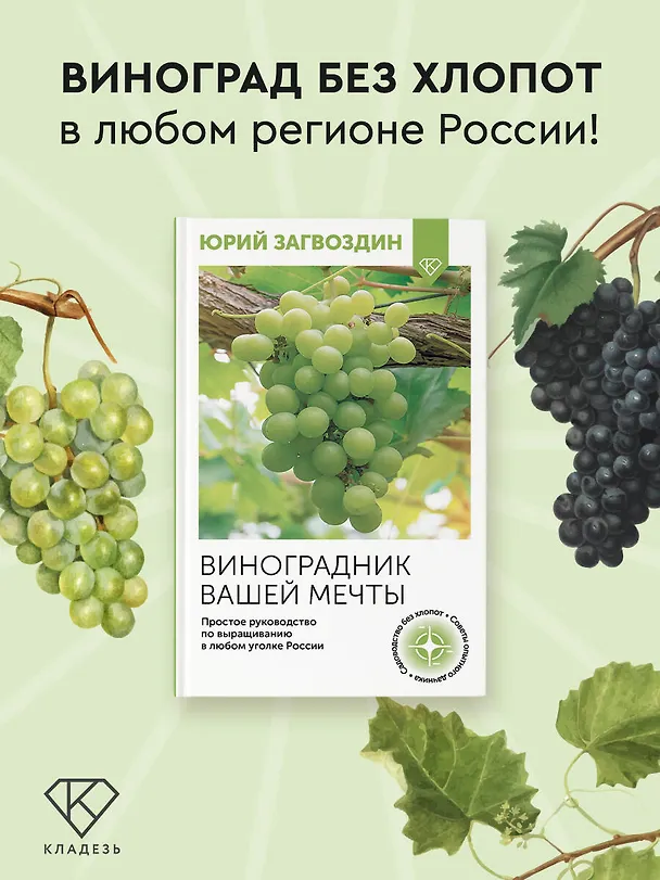 Книга Виноградник вашей мечты. Простое руководство по выращиванию в любом уголке России (Юрий Загвоздин) — 4