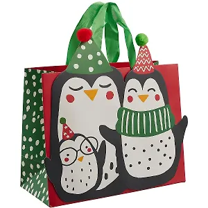 Пакет А5 18*23*10 "Family" Новый год, бум.мат.ламинат