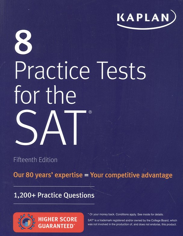 Книга 8 Practice Tests for the SAT: 1,200+ SAT Practice Questions (Каплан) — 1