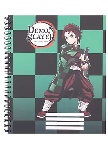 Тетрадь в клетку Demon Slayer, Tanjiro Kamado V2, 96 листов