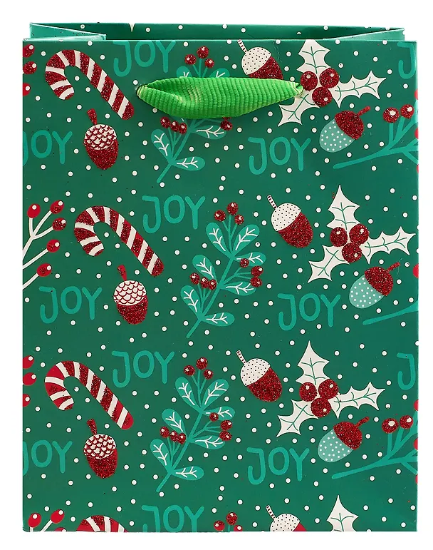 Пакет А6 14*11*7 "Joy" Новый год, бум.мат.ламинат 2981928 — 2