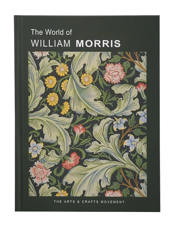 Книга для записей "У.Моррис" 250*190, 120 листов в линейку, твердая обложка, в ассортименте 3134491 — 9