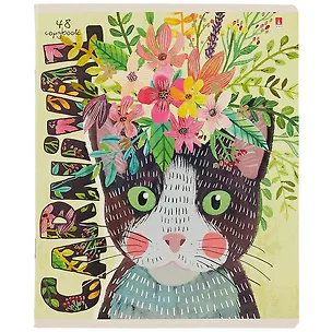 Тетрадь в клетку Альт, "Карнавал new", 48 листов, в ассортименте 251049