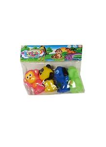 Набор Игрушки для купания резиновые Животные (1084А) (15023906) (4шт) (пищалки) (3+) (упако