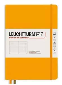 Книга для записей A5 125л тчк. "Classic" тв.обл., восходящее солнце, Leuchtturm1917