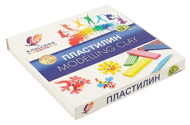 Пластилин  "Классика", 12 цветов 214579 — 2