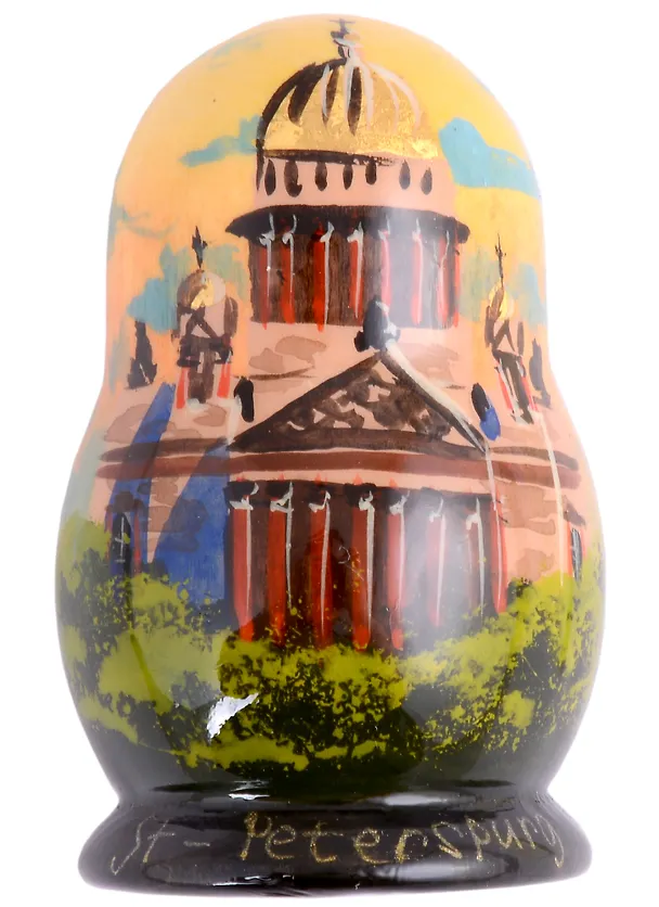 Сувенир, Магнит матрешка, высота 6см ширина 4см, м-9 329180 — 1
